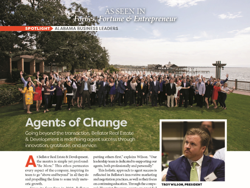 Agents of Change: As Seen in Forbes, Fortune & Entrepreneur | Bellator